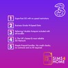 Three UK Data Sim Card Preloaded with UNLIMITED 4G/5G Data.
