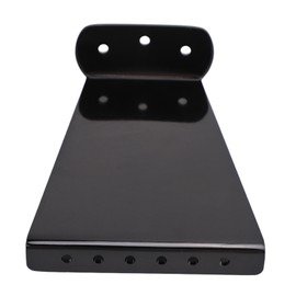 Guitar Bent Tailpiece Replacement 6 String Metal Electric Guitar Tailpiece Resonator for Jazz Guitars