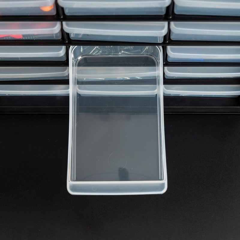 IRIS USA 44 Drawer Parts and Hardware Cabinet, Black