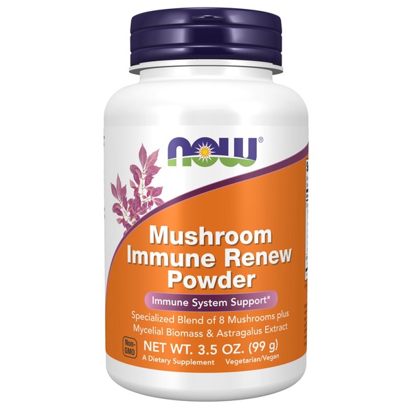 NOW Supplements, Mushroom Immune Renew with Astragalus Root Extract, Immune