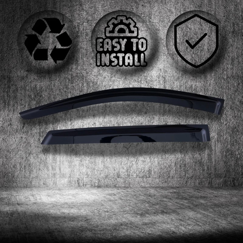 GIT Fits 2013-2018 Hyundai Santa Fe Out-Channel Window Visor Sun