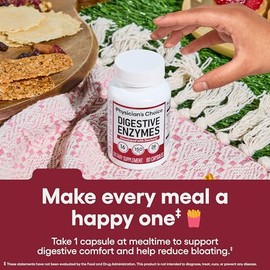 Physicians CHOICE Enzimas digestivas - Multienzimas, bromelina, prebiticos y probiticos orgnicos para la salud digestiva y la salud intestinal -...   