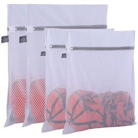 Laundry Bags Mesh Wash Bags, Garment Bag for Washing Machine,2L+2XL | Washer Bags for Laundry Delicates, Suit, Coat, Dress, Pants, Honeycomb, Tumble D