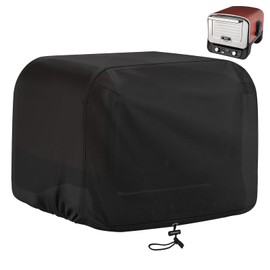 DEECOZY Grill Cover for Ninja OO101, Weatherproof Pizza Oven Cover for Ninja Woodfire Outdoor Grill, 600D Oxford Fabric Grill Cover, Pizza Oven Accessories, 54.5 x 45 x 38.3 cm