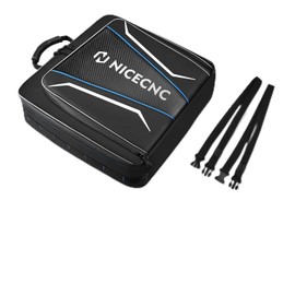 NICECNC Maverick X3 Under Seat Storage Bag, Synthetic Oxford Fabric, Large Capacity Storage Accessories Tool Organizer, Wear-Resistant, Compatible With Can AM Maverick X3 2017-2023, Blue