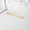36 inch Linear Shower Drain with Removable Square Hole Panel