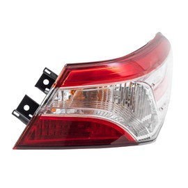 Brock Replacement Passenger Side Tail Light Assembly Quarter Mounted Compatible with 2018-2020 Camry L/LE/TRD, 2020 Camry XSE W/TRD Package, 2018-2019 Camry Hybrid LE & 2020 Camry Hybrid SE