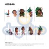 Cake Toppers Moana Kit 10 Pz Decoración Pastel Moana