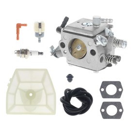 Cnfaner CS590 Carburetor for Echo CS-600P CS610 CS620 A021001660 A021001661 A021001662 Chainsaws with V186000500 Fuel Hose Connector Kit