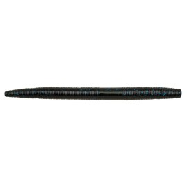 Berkley Powerbait Power Bait 10 Ct Berkley 4.25" General Stick Worm Soft Fishing PowerBait - Black Blue Fleck