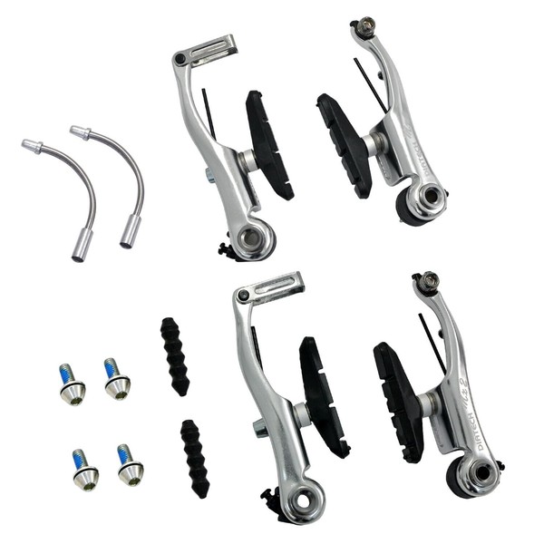 Dia-COMPE MX-2 BA733 MX V-Brake Caliper Brake Set, Silver, DP2852