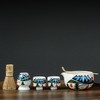 Hijaunatis Fuji Mountain Matcha Bowl Set – 6-Piece Japanese Tea