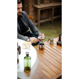 Compact Foldable Coffee Dripper & Stainless Steel V60 Filter Holder - Includes Storage Bag & 40 Filter Papers - for Camping, Travel, Office Use