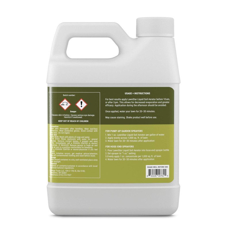 Liquid Lawn Aerator (32 fl oz) - Loosens & Conditions