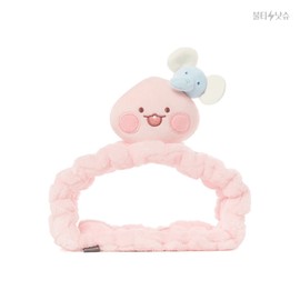 Kakao Friends Apeach Goods 3D Baby Elephant Apeach Face Wash Band 22x15.5cm / 어피치 굿즈 입체 아기코끼리 어피치 세안밴드 22x15.5cm