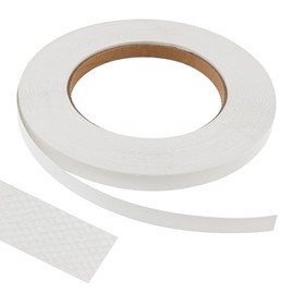 3/4inch x 164 ft White Melamine Edge Banding Roll Iron on Pre-Glued Heat-Activated Flexible Veneer Edging for Furniture, Cabinets, DIY Woodworking
