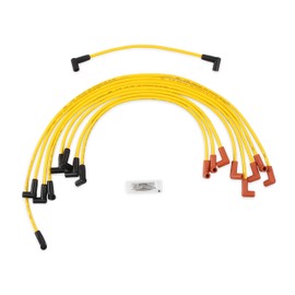 ACCEL 4048 Spark Plug Wire Set - 8mm - Yellow with HEI Stock Style Boots