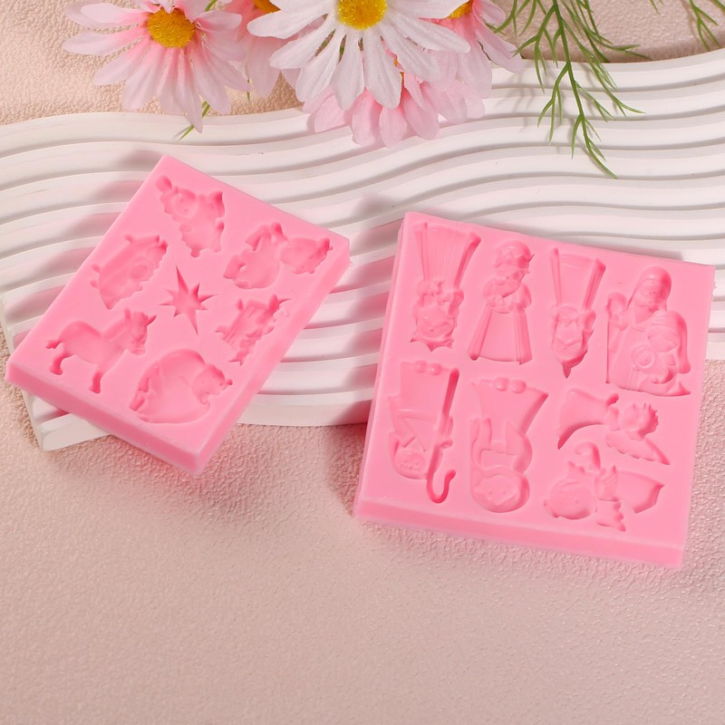 Molde de fondant para decoración de tartas, 18