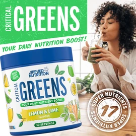 Applied Nutrition Critical Greens - Super Greens Powder, Boost Your Immune System with Superfood Nutrients, Vegan (150 g - 30 Servings) (Lemon & Lime)