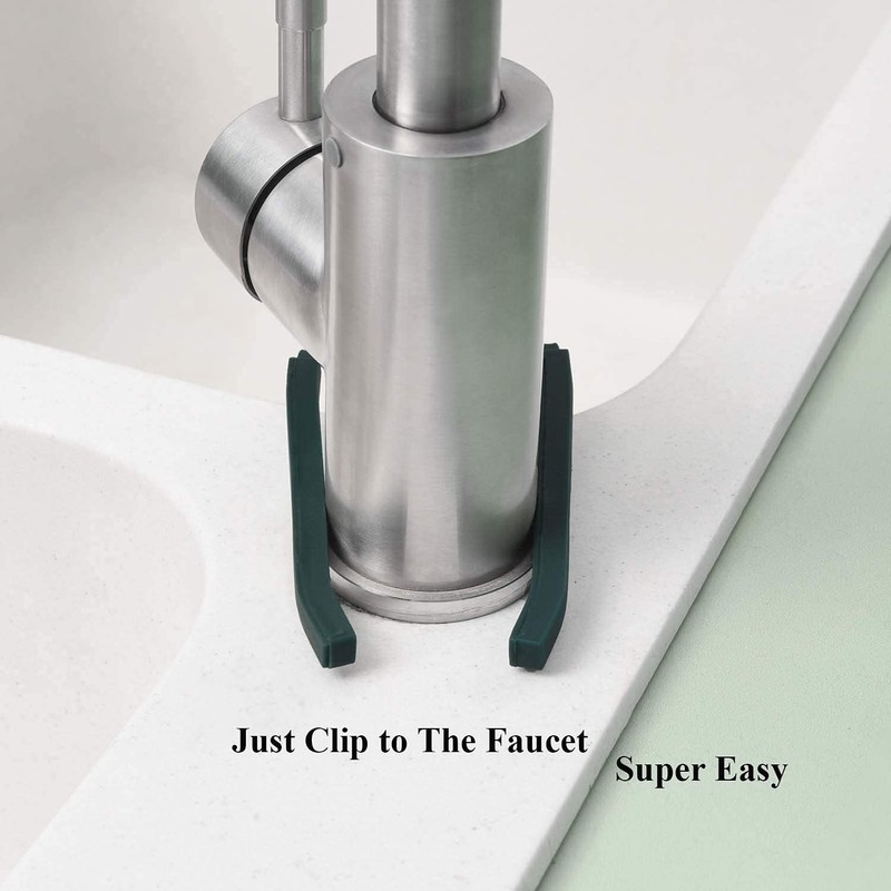 Achoulei Sink Caddy Sink Sponge Holder - Faucet Rack Shower