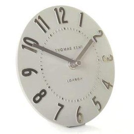 Thomas Kent Mulberry Design Silver Cloud Mantel Clock - 6" London