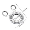 Ryaupy Gourmet Egg Topper, Stainless Steel Egg Opener, for Quick