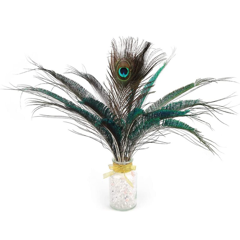 20 Pcs Peacock Feathers, Feathers, Feather, Green Feathers, Feathers for