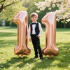40 Inch Rose Gold Balloon Number 11 Balloon,Jumbo Mylar Foil