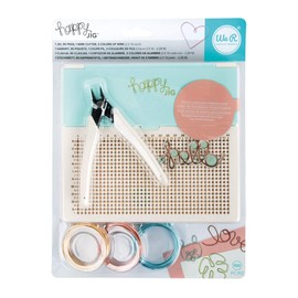 Rayher Happy Jig tavoletta per filo metallico, We R Memory Keepers, 100 pezzi, 19 x 17 cm, per creare parole, forme, graffette, decorazioni, scrapbooking e fai da te, 50114000