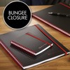 Black n' Red Notebook, Durable Poly Cover, Premium Optik Paper,