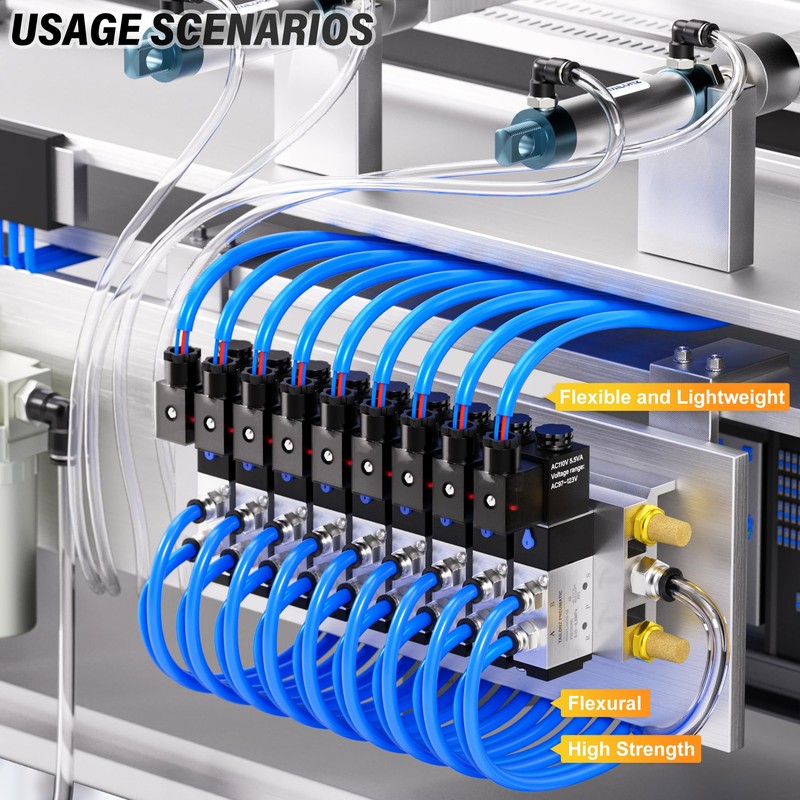 TAILONZ PNEUMATIC Blue 8mm or 5/16 OD 5mm ID Polyurethane