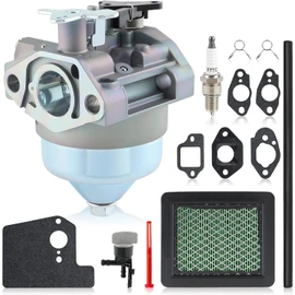MOTOALL GCV190 HRX217 Carburetor for Honda GCV 190 GCV190LA GCV190A HRX217K1 HRX217K2 Lawn Mower Replace 16100-Z0Y-813 Pressure Washer with 16952-Z8B-000 Engine Fuel Filter