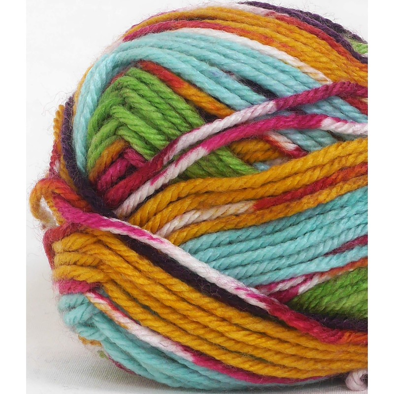 NASKA N-101 New Toy Colorful Yarn, Medium Thick, Col.321, Multi,