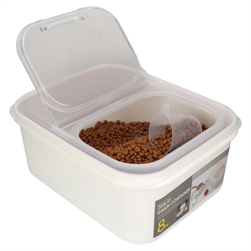 Large capacity Cat Dog Food Storage Box Container Bucket with