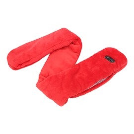 Heating Scarf Intelligent Temperature Adjustment USB Massage Function Electric Scarf for Man Woman Daily Use Red