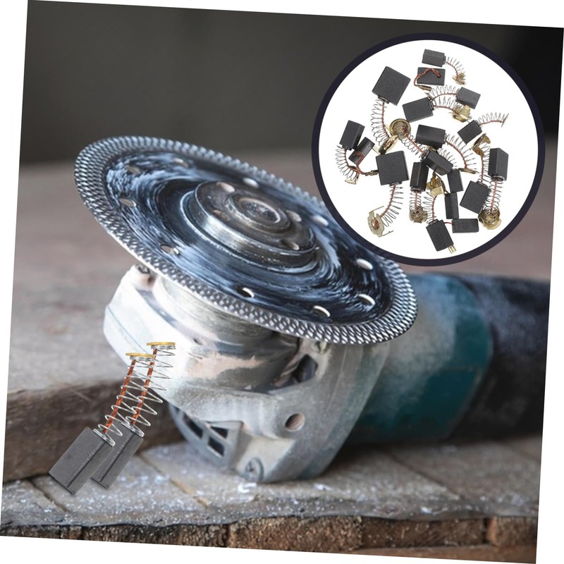 Mobestech 20pcs Electric Motor Carbon Brushes for Angle Grinder and