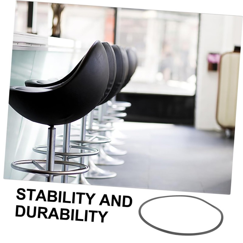 Sosoport Bar Stool Leg Covers Round Rubber Ring Floor Protectors