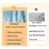 DuShow Flannel Fleece Throw Blanket Single Size,Soft Jacquard Fluffy Velvet