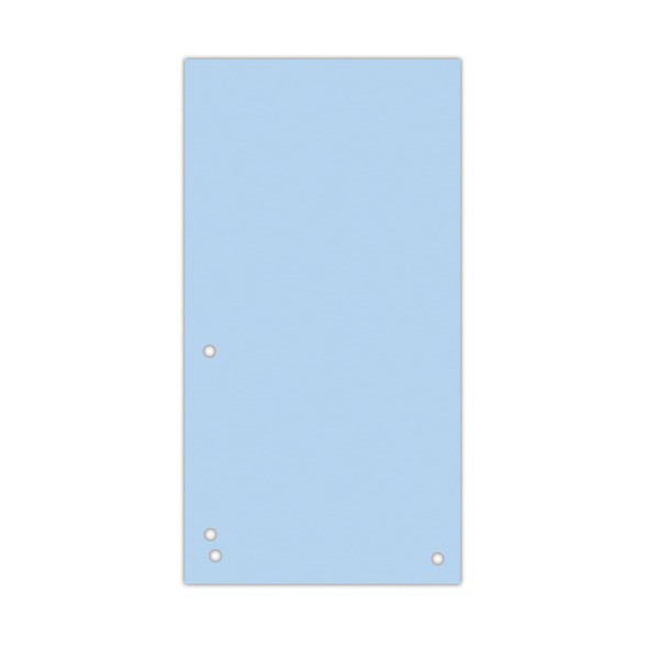 DONAU Pack of 100 Dividers / Colour: Blue / 1/3
