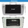 YuanTing For Toyota Camry 2007-2011 Carplay Android 13 Auto Car