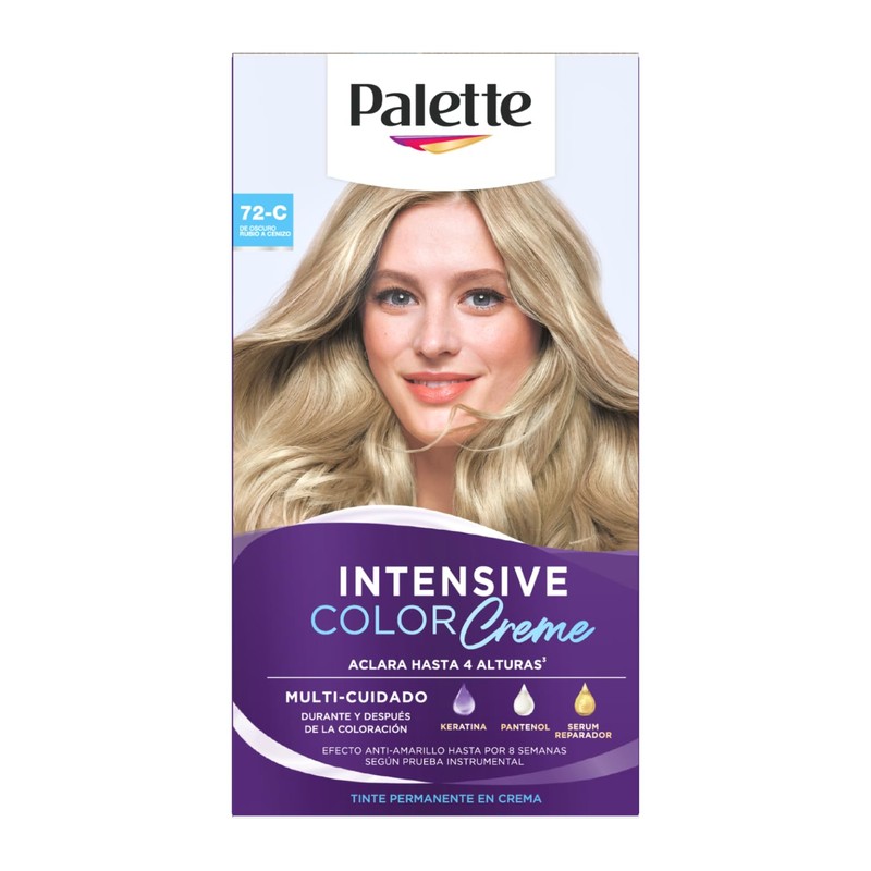 Palette Tinte para cabello Perfecto Rubio Cenizo, 50 ml