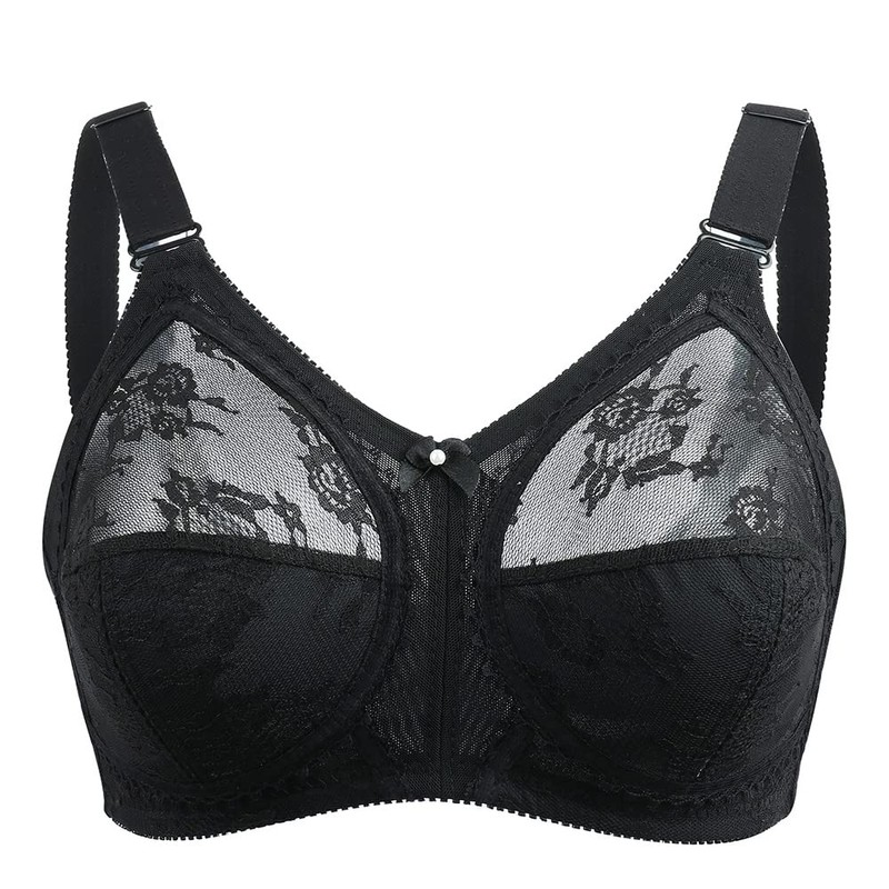 Ayigedu Ladies Plus Size Bra Minimiser Full Coverage Firm Hold