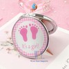12 PCS Girl Baby Shower Compact Mirror Favor Pink Baby