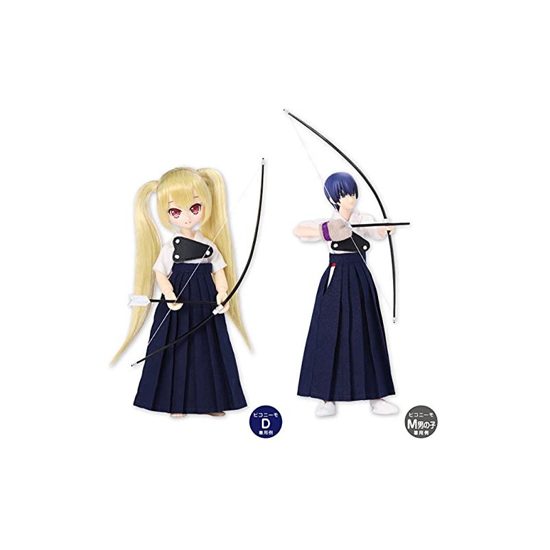 For Piconemo 1/12 Bow Uniform Set, White and Navy Blue