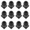 GWYAN 12 Pcs Square Caster Socket Sleeve Plastic Caster Stem