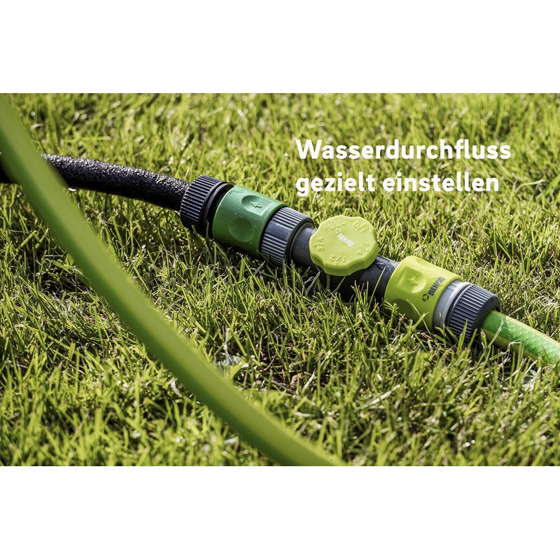 Rehau Julius 2 Flow Regulator, Grey/Green, 13 mm, 1/2 Inch