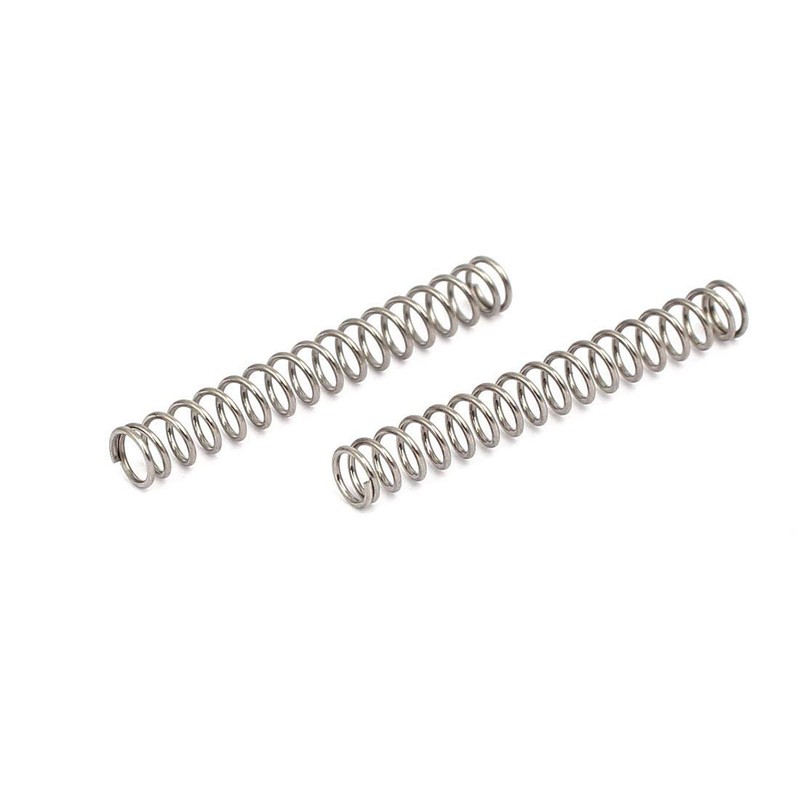TOP-VIGOR 10Pcs Compression Spring, 4mm OD,0.5mm Wire Size,30mm Free Length