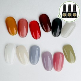 motive Mostive Remind Autumn Syrup Gel Nail 12 Piece Set / 모스티브 리마인드어텀 시럽젤네일 12종 세트