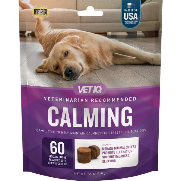 VetIQ 7.4 Oz. Calming Dog Chew (60-Pack) 183172 VetIQ 183172