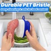 2-Pack Vegetable Brush | Non-Slip Grip Veggie Scrubber for Cleaning